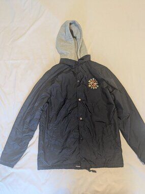 Vans High On Peace Hooded Coaches Jacket Black S